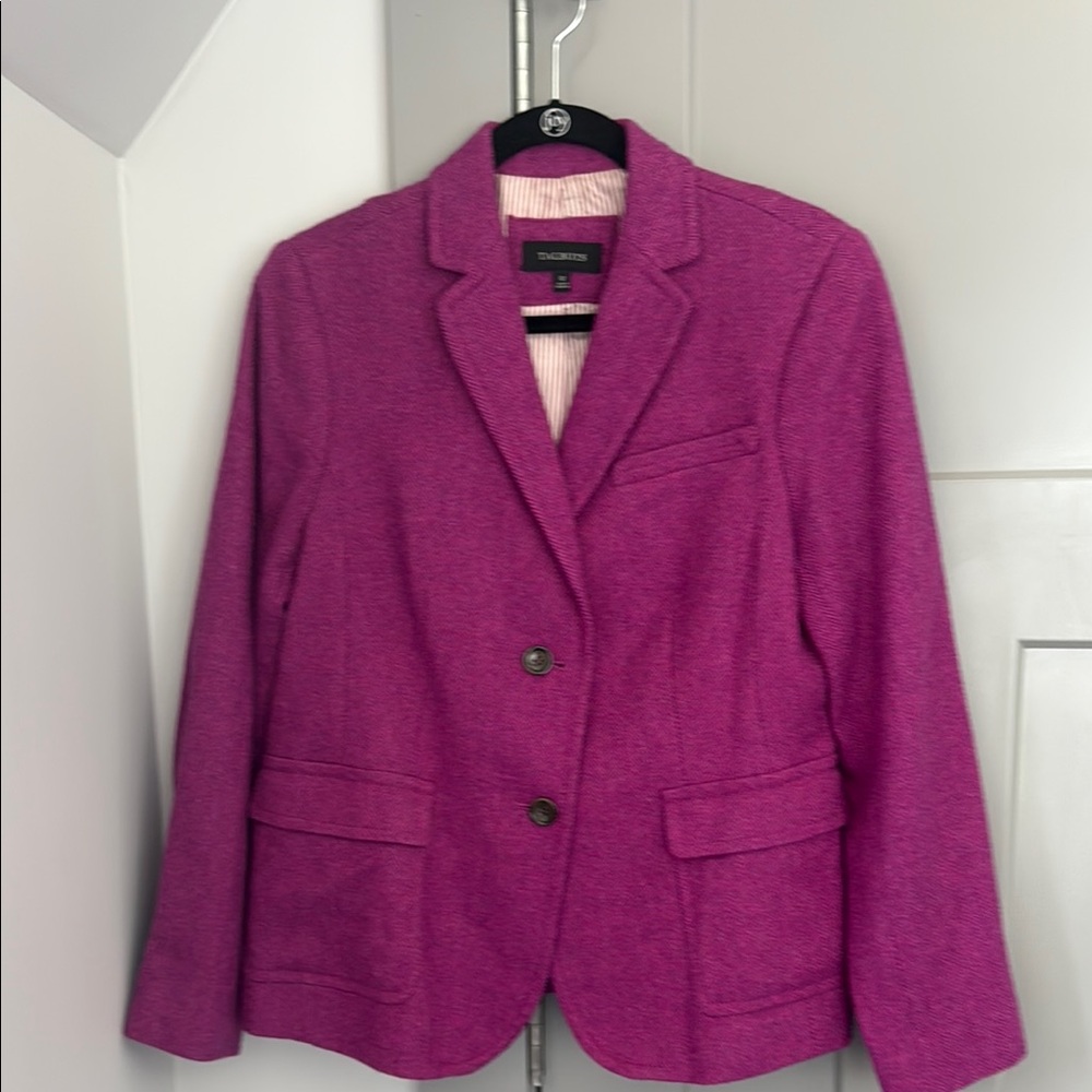 Talbots Pink Blazer Classic Suit Jacket